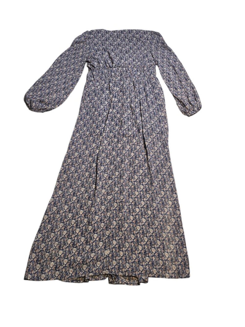 Umgee Women’s The Mindy Maxi Navy Floral Dress S - Picture 4 of 12